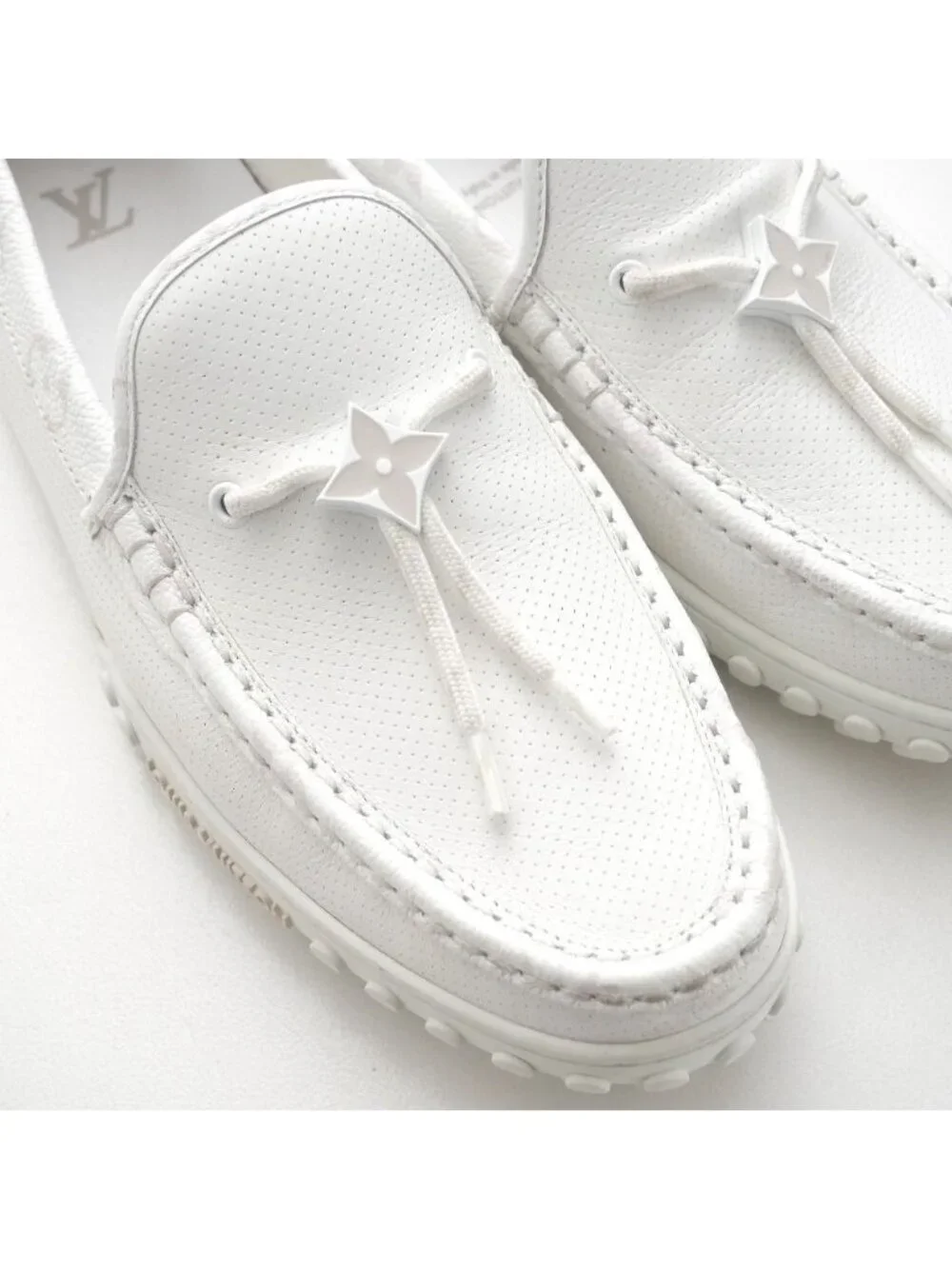 Louis Vuitton LV Line Loafers 8 Slip on Driving Shoes